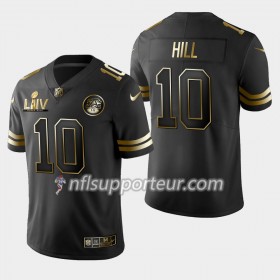 Maillot Homme Kansas City Chiefs Tyreek Hill 10 Nike Noir Golden Edition